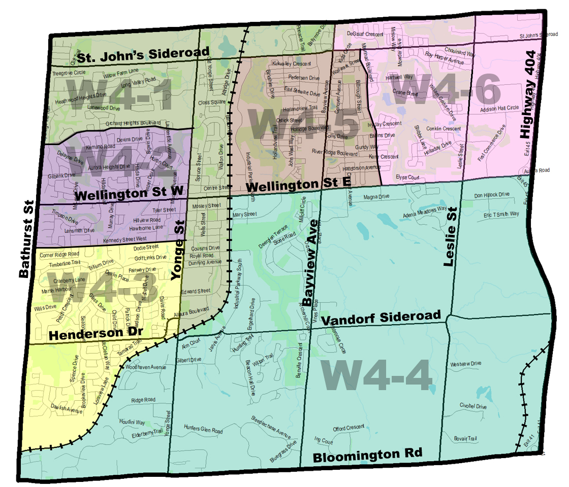 Map of Ward Option 4